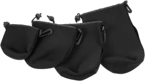 4pcs Dslr Camera Case Waterproof Lens Storage Bag Drawstring Design for Lens Protector