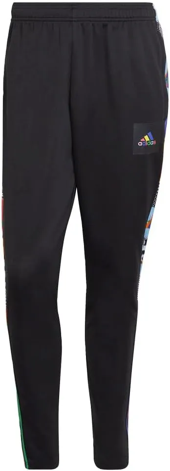 adidas Men's Tiro Pride Soccer Pants, Black/Multicolor