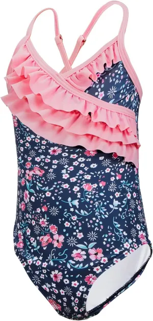 American Trends Girls' Swimwear Girls One Piece Swimsuits Ruffle Kids Bathing Suits for Girls