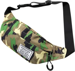 ANKOMINA Little Boys Fanny Pack Kids Small Camouflage Waist Pack Belt Bag Pack Pouch with Adjustable Strap for Toddler Children Sport,Running,Hiking,Camping