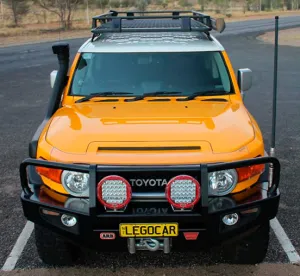 ARB 4X4 | FJ Cruiser 2007-2016 Deluxe Winch Front Bumper With Bull Bar