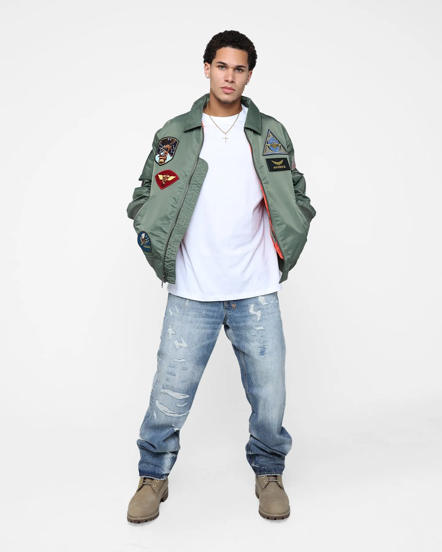 Avirex CWU-45P Flight Jacket Flight Green