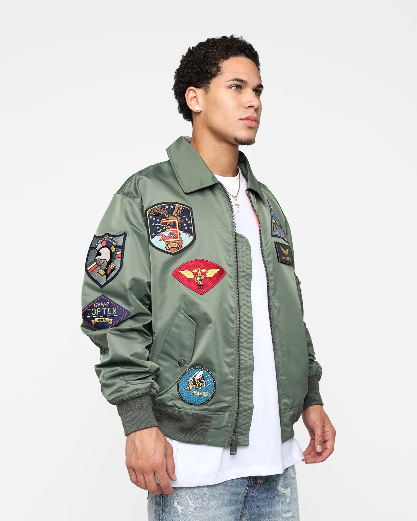 Avirex CWU-45P Flight Jacket Flight Green