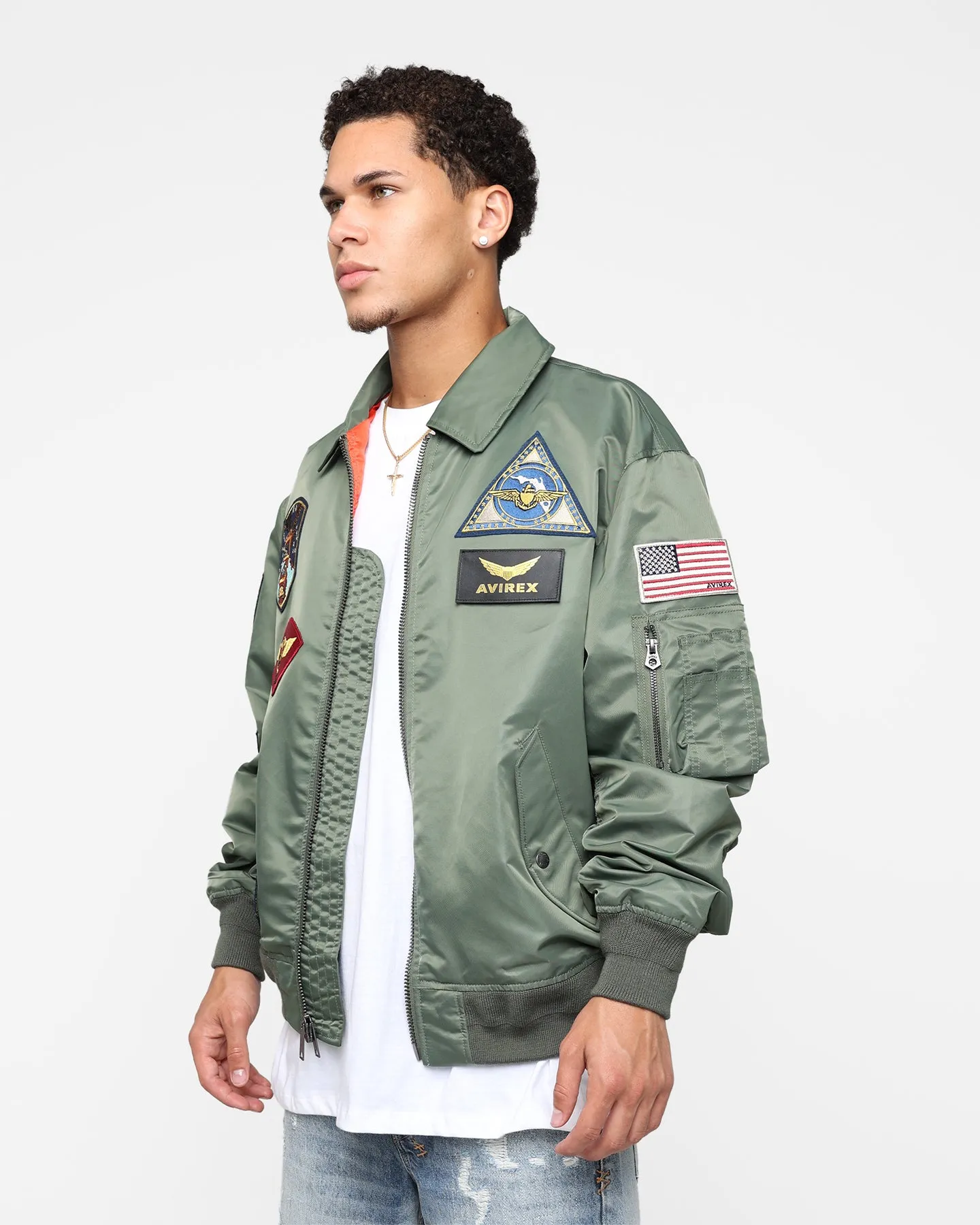 Avirex CWU-45P Flight Jacket Flight Green
