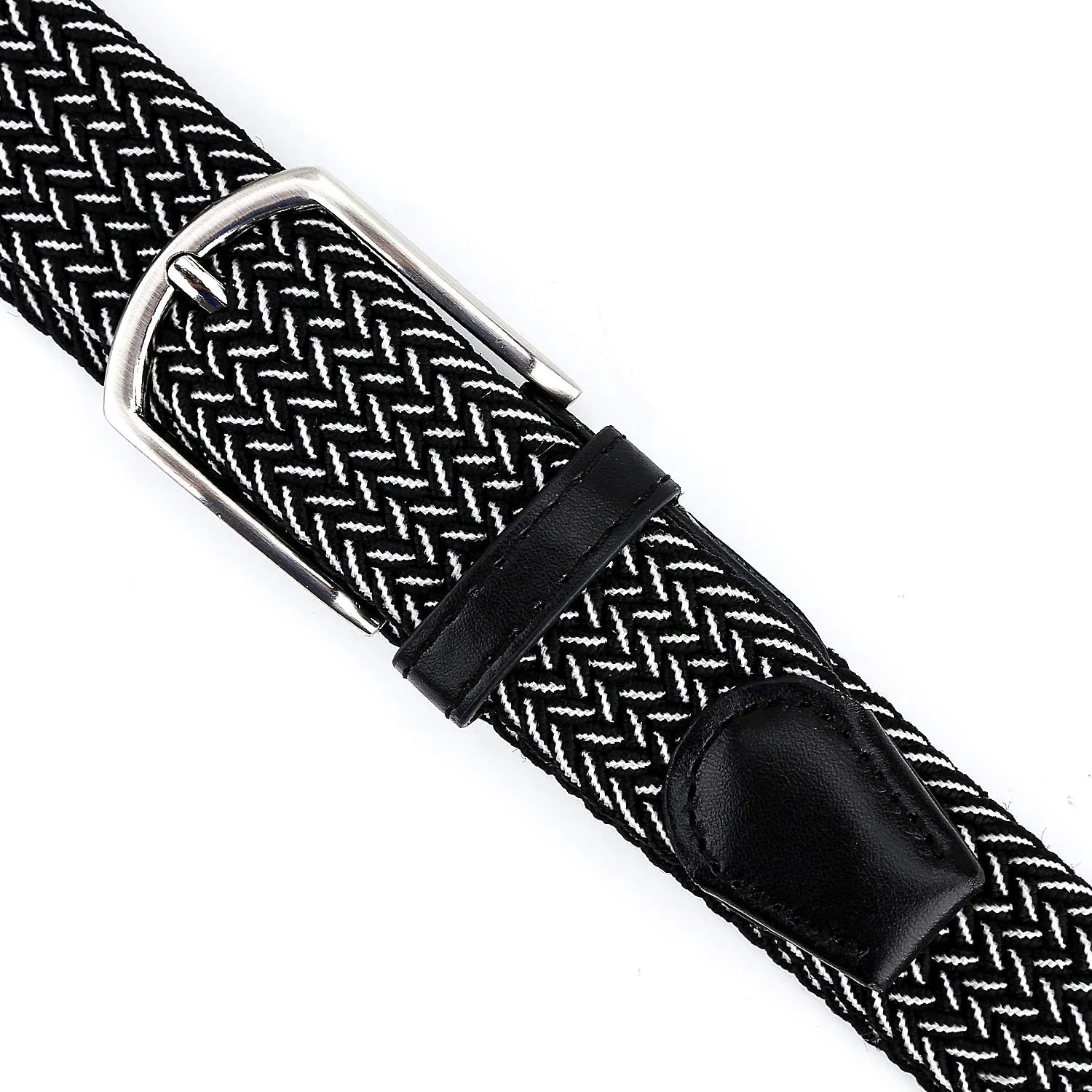 Braided Canvas Woven Elastic Stretch Belts for Men/Women/Junior with Multicolored
