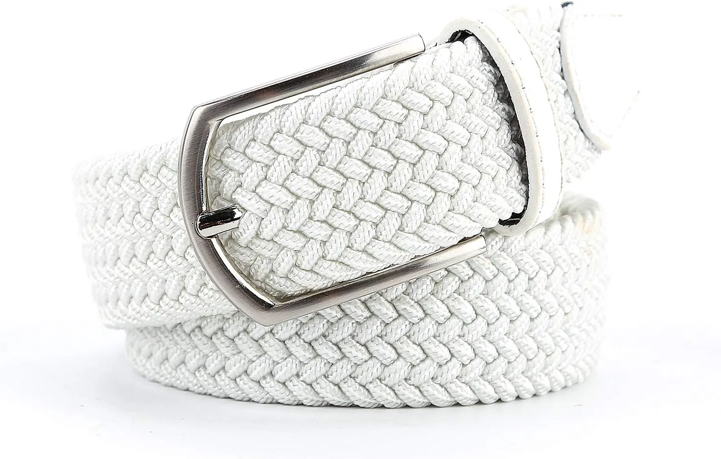 Braided Canvas Woven Elastic Stretch Belts for Men/Women/Junior with Multicolored
