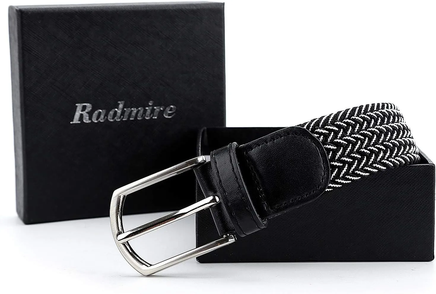 Braided Canvas Woven Elastic Stretch Belts for Men/Women/Junior with Multicolored