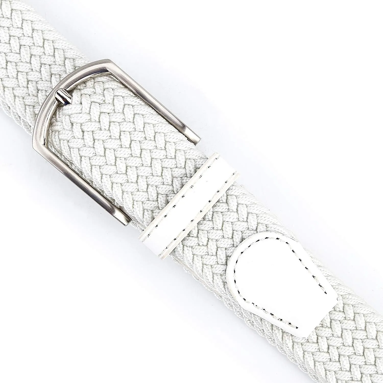 Braided Canvas Woven Elastic Stretch Belts for Men/Women/Junior with Multicolored