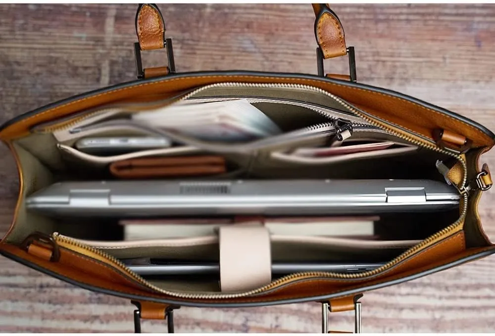 Business Men Briefcase Casual Tote Bag Men Shoulder Bag for 14 Inch Laptop Bag