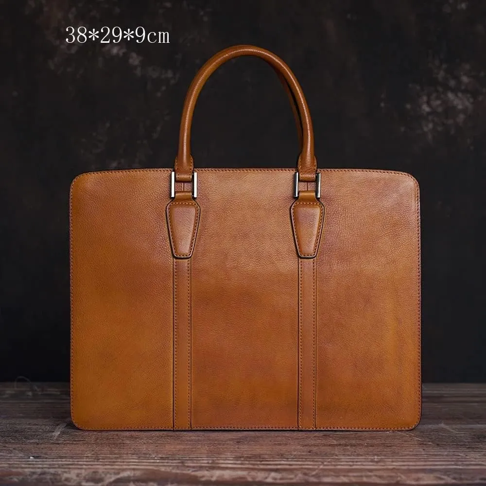 Business Men Briefcase Casual Tote Bag Men Shoulder Bag for 14 Inch Laptop Bag