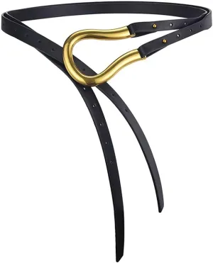 Cintura Women's Belt Wide Belt Buckle Casual Belt Collection with Fashionable Coat and Trench Coat Cintura Jeans