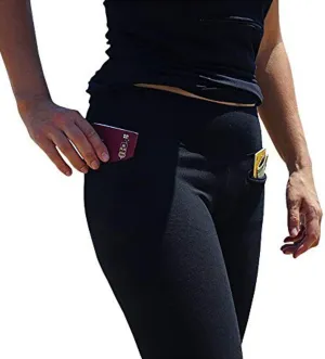 Clever Travel Companion Everyday Leggings Pants - Pickpocket & Loss Proof Cute Pants Travel Tight Leggings with Secret Pocket