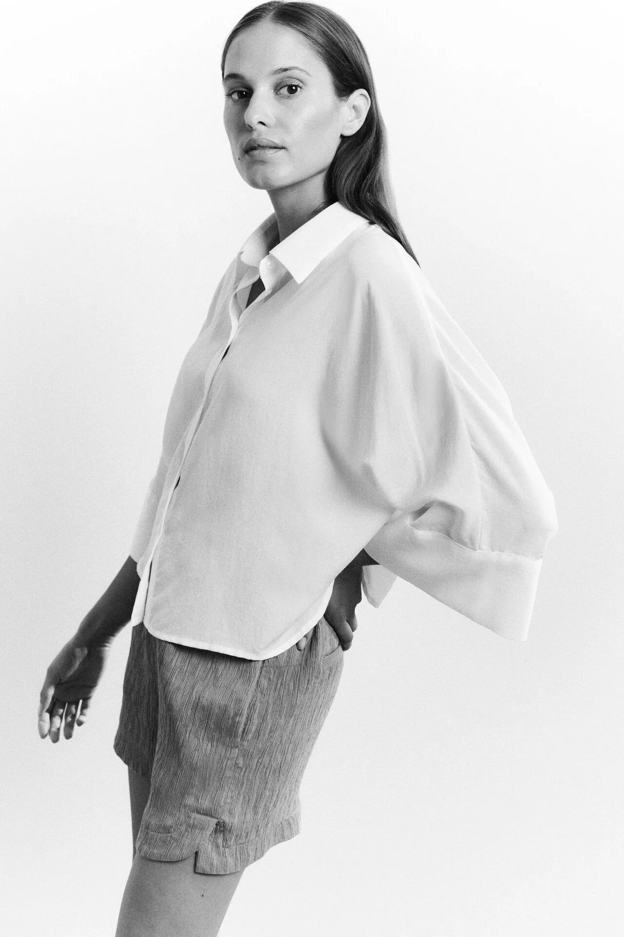 Cropped blouse