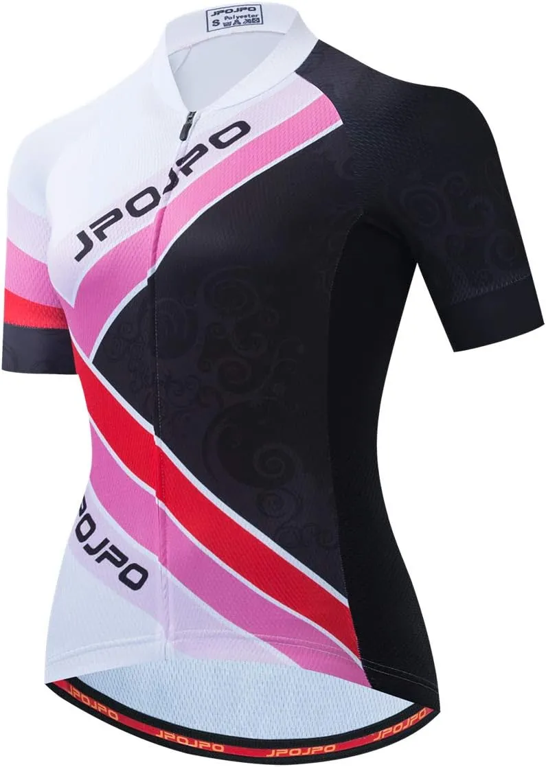 Cycling Jersey Women Summer Bike Shirts Road Bike Jackets Short Sleeve MTB Jersey Quick Dry
