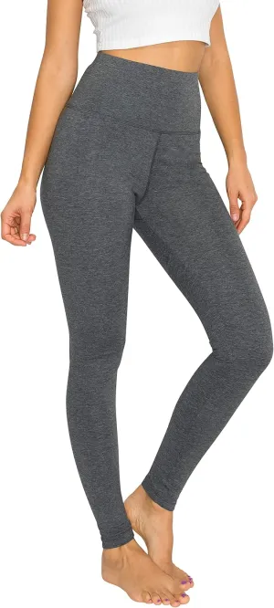EttelLut - Women's Cotton and Spandex Leggings Pants with Full Length - Great for Yoga, Workout, Exercise, Gym and Running