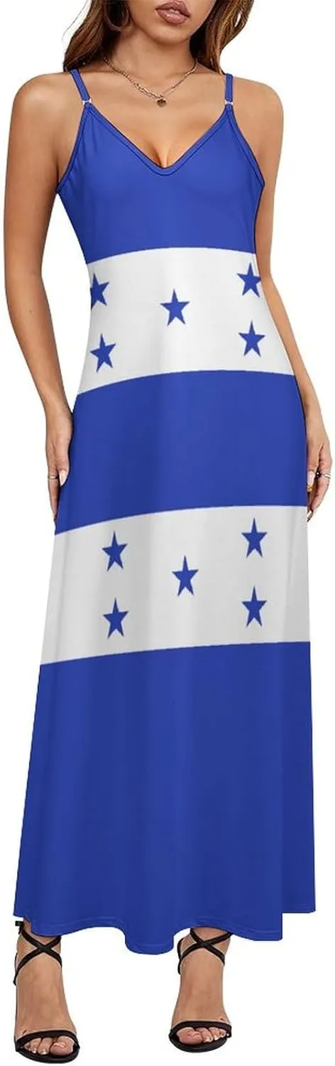 Flag of Bashkortostan Women Summer Camisole Long Skirt, Beach Skirt, Suspender Dress, Fishtail Skirt