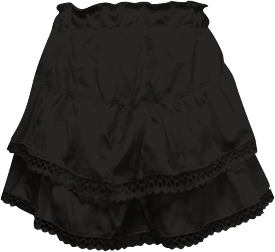 Flowy Summer Skirts for Women High Waisted Boho Tiered Mini Ruffle Skirt Cute Golf Tennis Skorts Y2K Crochet Shorts
