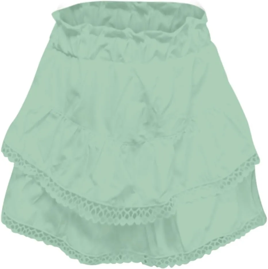 Flowy Summer Skirts for Women High Waisted Boho Tiered Mini Ruffle Skirt Cute Golf Tennis Skorts Y2K Crochet Shorts