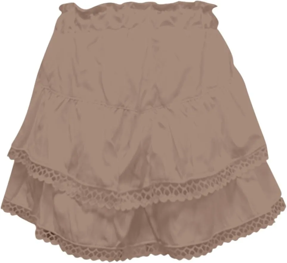Flowy Summer Skirts for Women High Waisted Boho Tiered Mini Ruffle Skirt Cute Golf Tennis Skorts Y2K Crochet Shorts