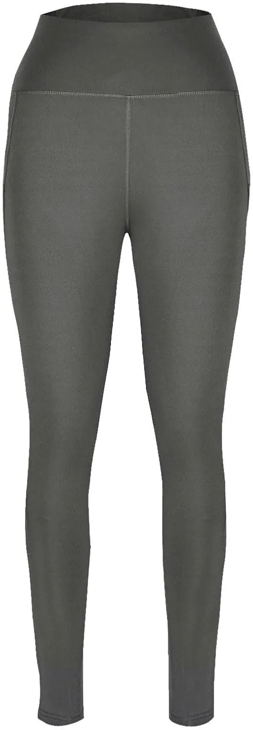 High Waisted Leggings with Pockets Women, No See Through Tummy Control Yoga Pants Workout Gym Leggings