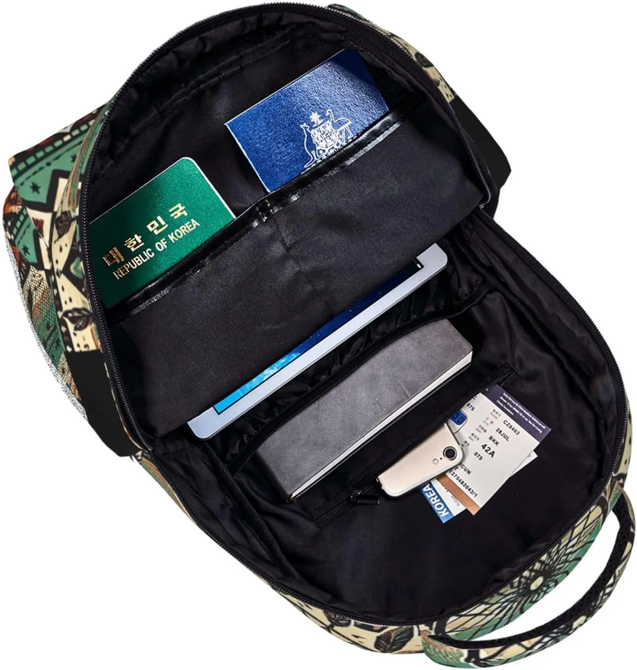 Horse Aztec Backpack Lightweight Travel Casual Backpack With Laptop Compartment for Men Women