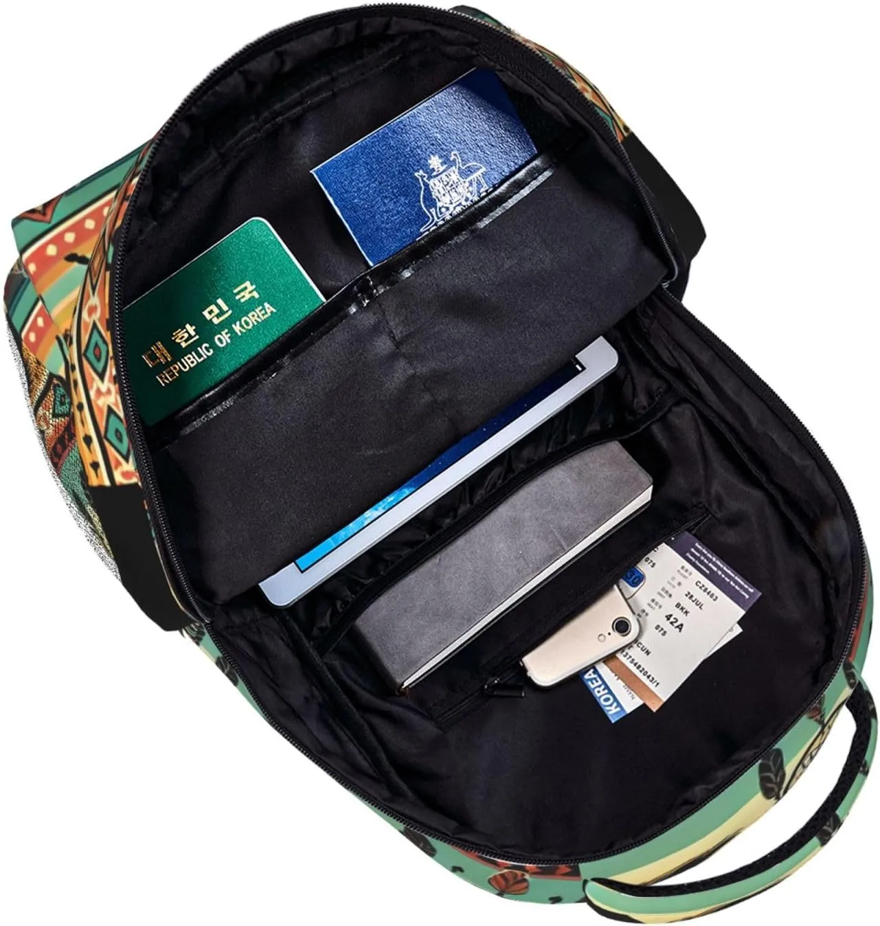 Horse Aztec Backpack Lightweight Travel Casual Backpack With Laptop Compartment for Men Women