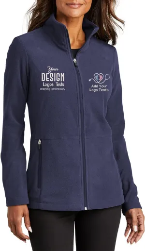 INK STITCH Women L151 Custom Embroidery Design your Own Logo Texts Accord Microfleece Jackets
