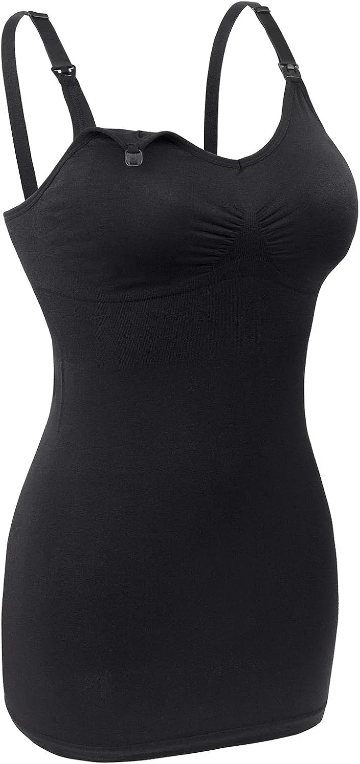 Lataly Seamless Nursing Tank Tops for Breastfeeding Padded Sleep Maternity Cami Bras