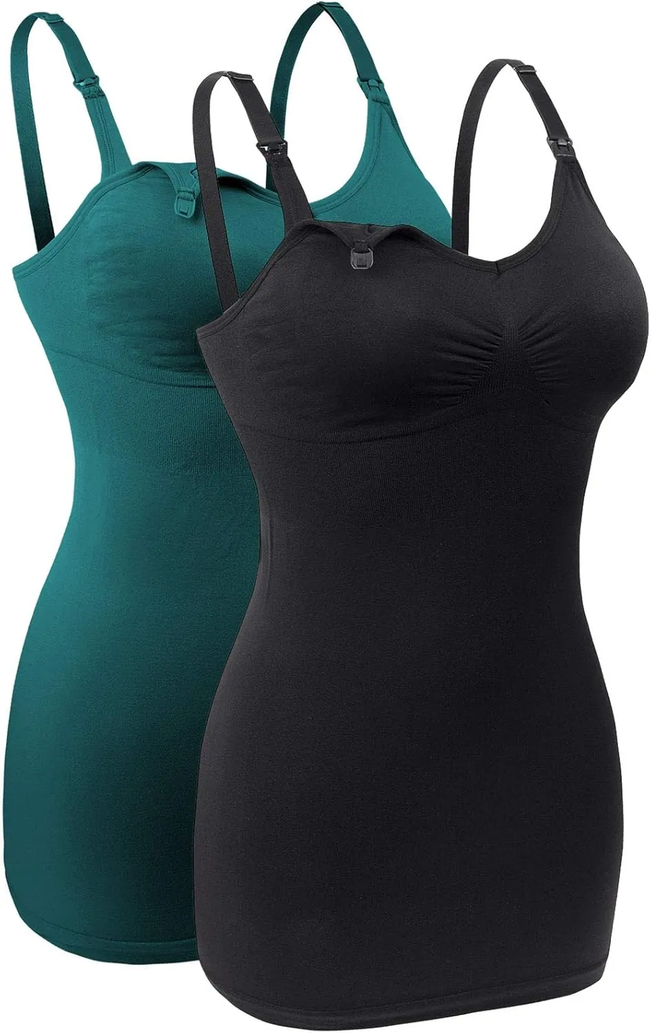 Lataly Seamless Nursing Tank Tops for Breastfeeding Padded Sleep Maternity Cami Bras
