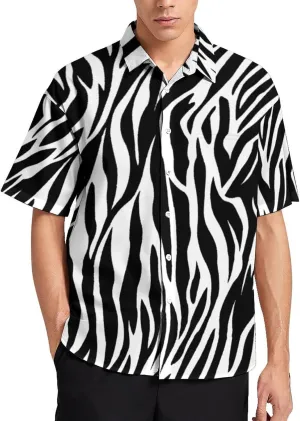 Men's Casual Button Down Short Sleeve Dress Work Shirt for Men