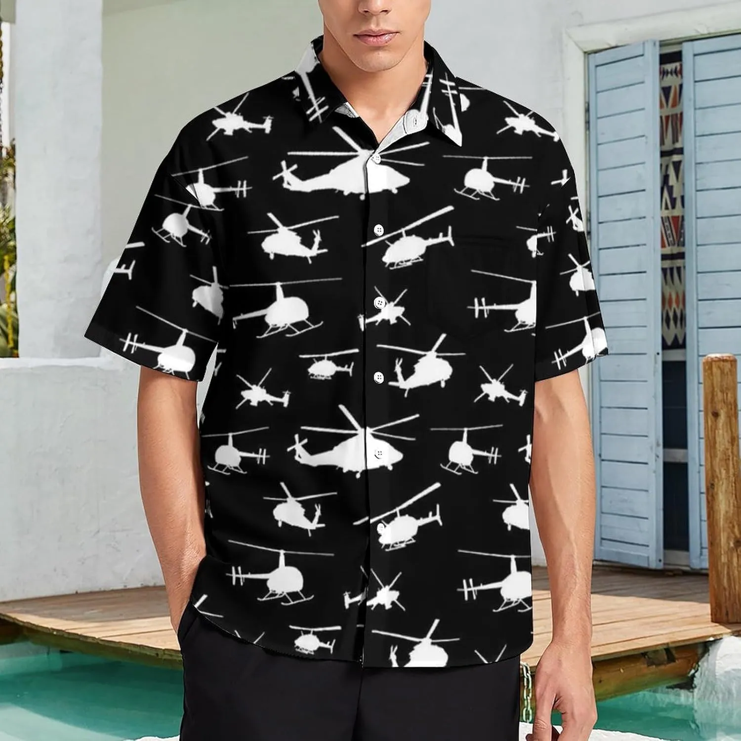 Men's Casual Button Down Short Sleeve Dress Work Shirt for Men