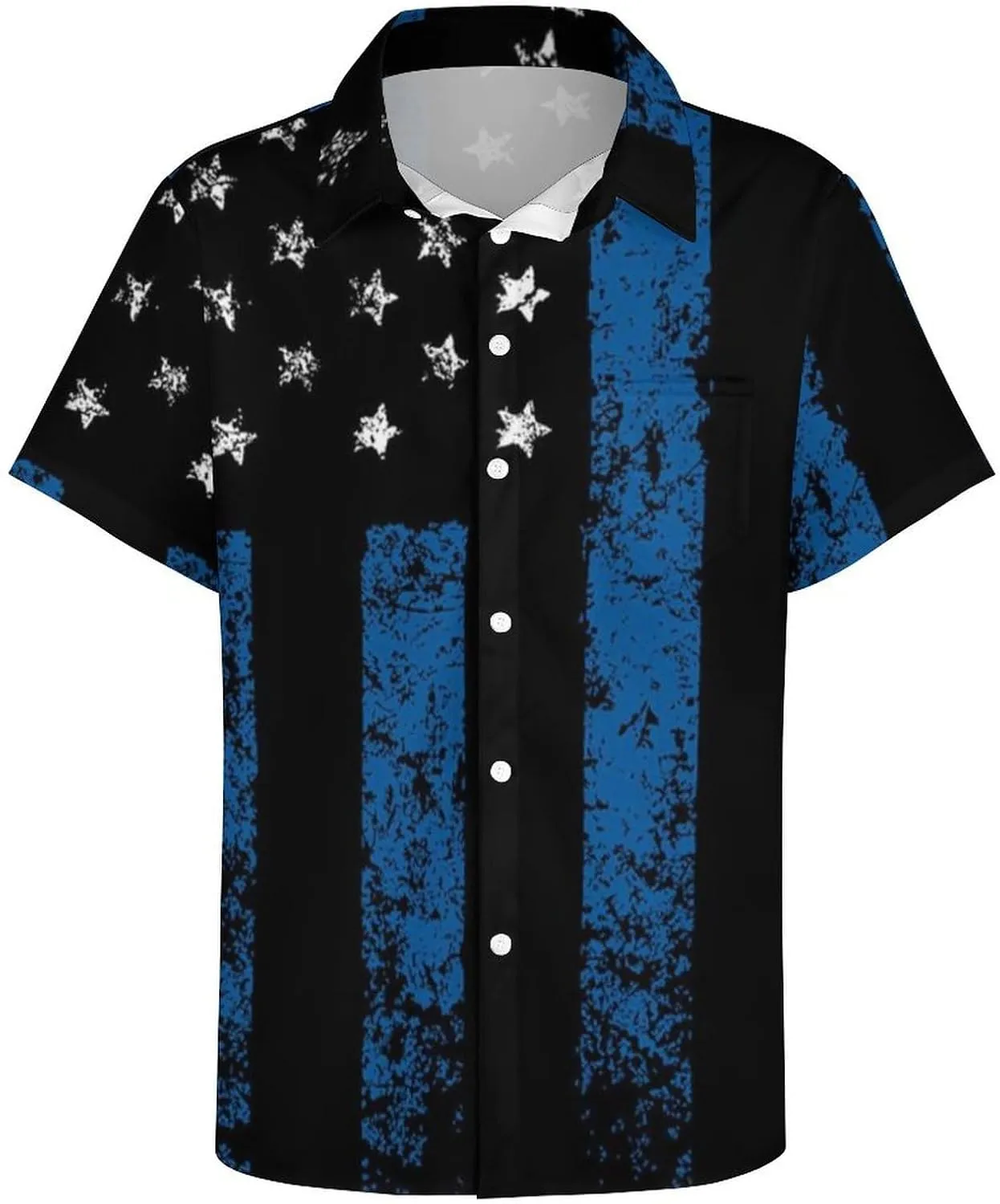 Men's Casual Button Down Short Sleeve Dress Work Shirt for Men