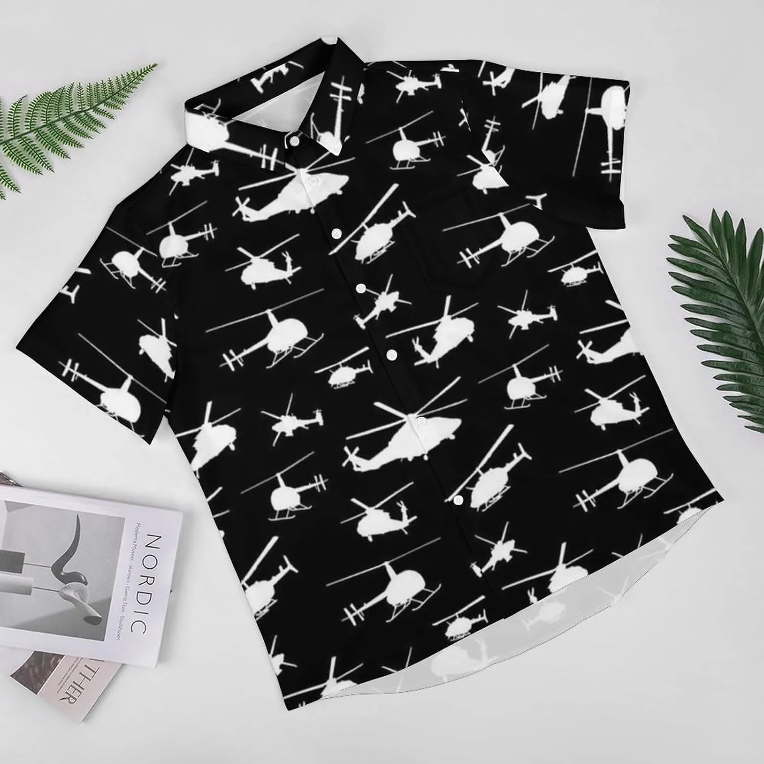 Men's Casual Button Down Short Sleeve Dress Work Shirt for Men