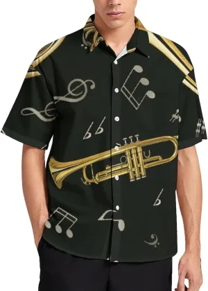 Men's Casual Button Down Short Sleeve Dress Work Shirt for Men