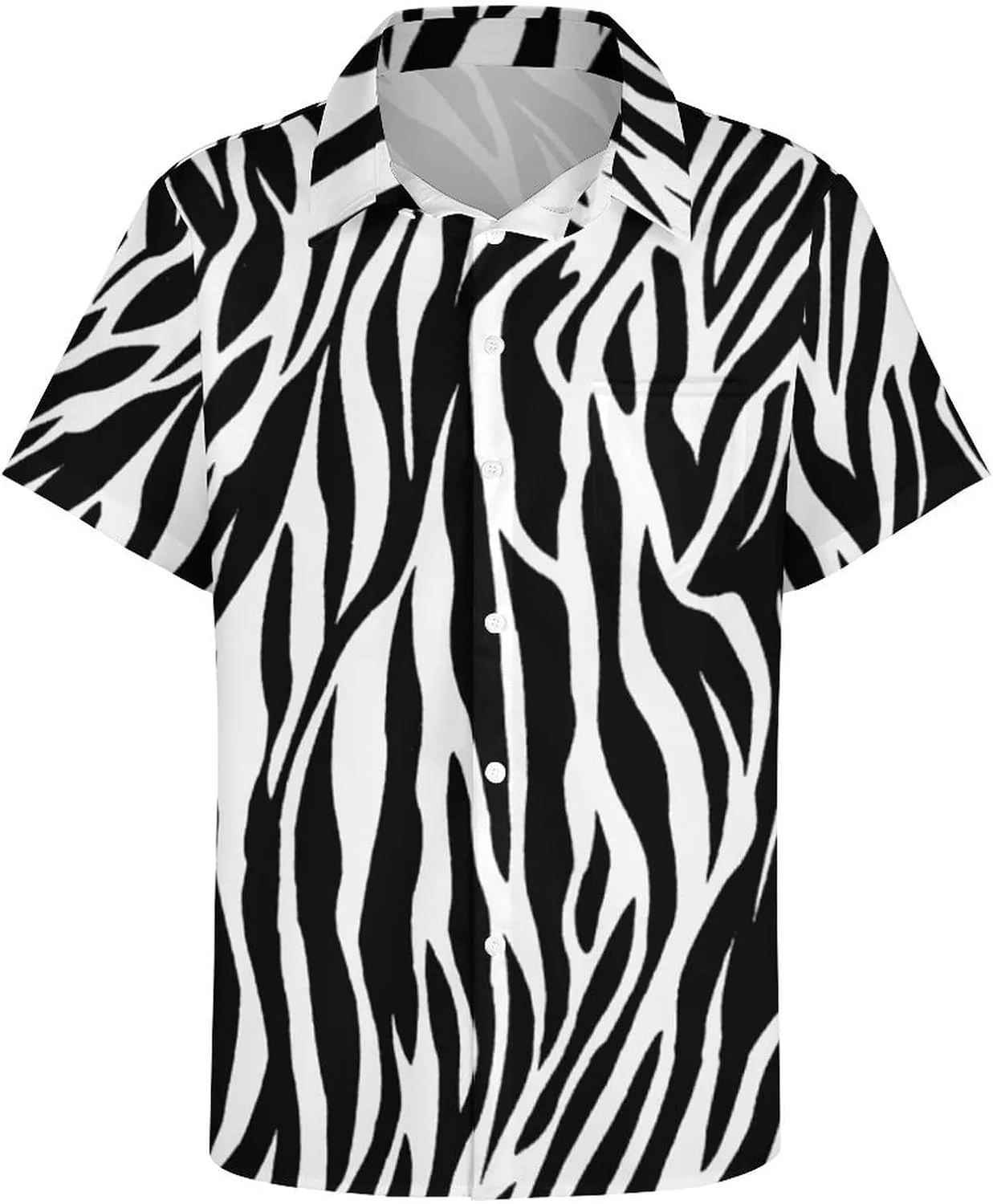 Men's Casual Button Down Short Sleeve Dress Work Shirt for Men