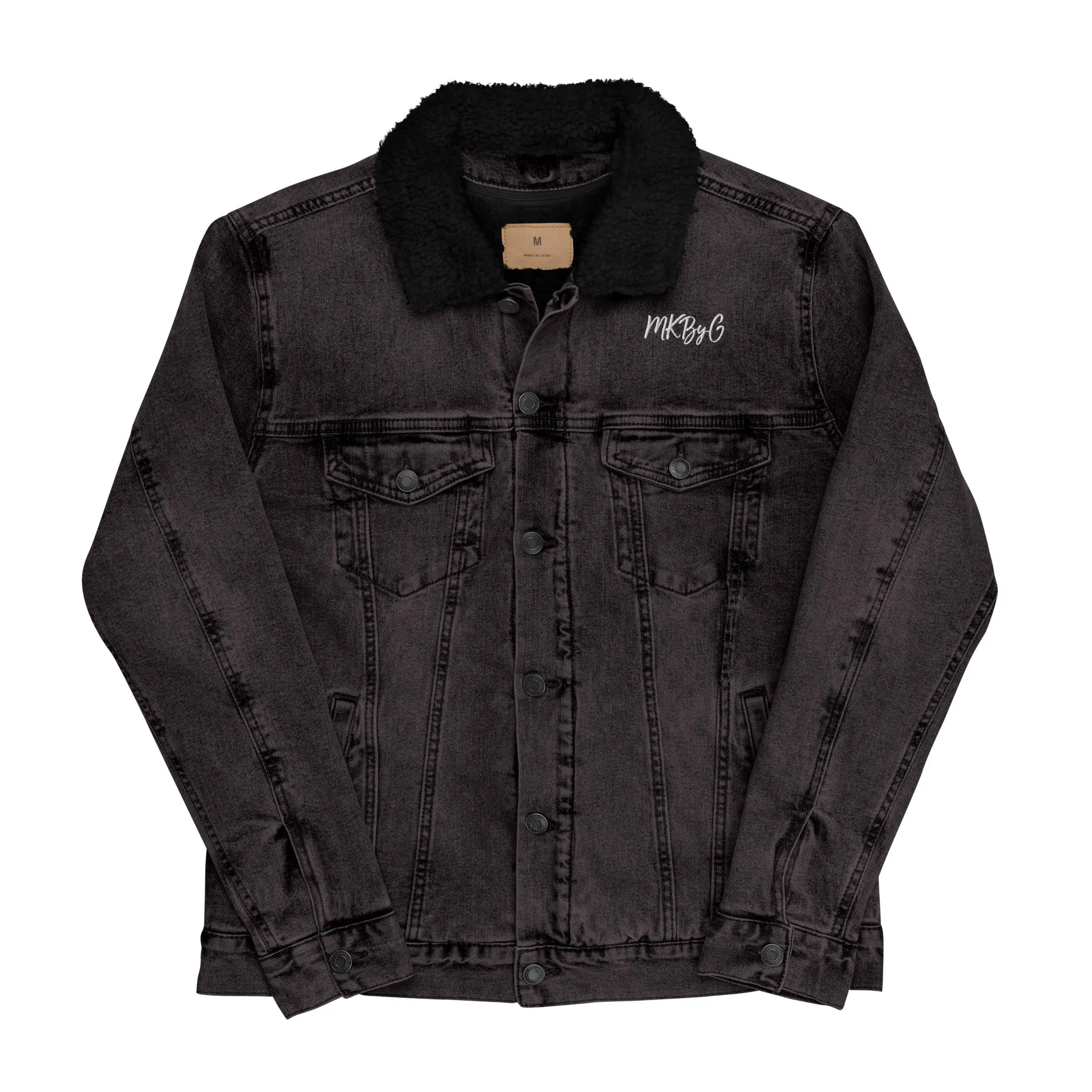 Men's Denim sherpa jacket