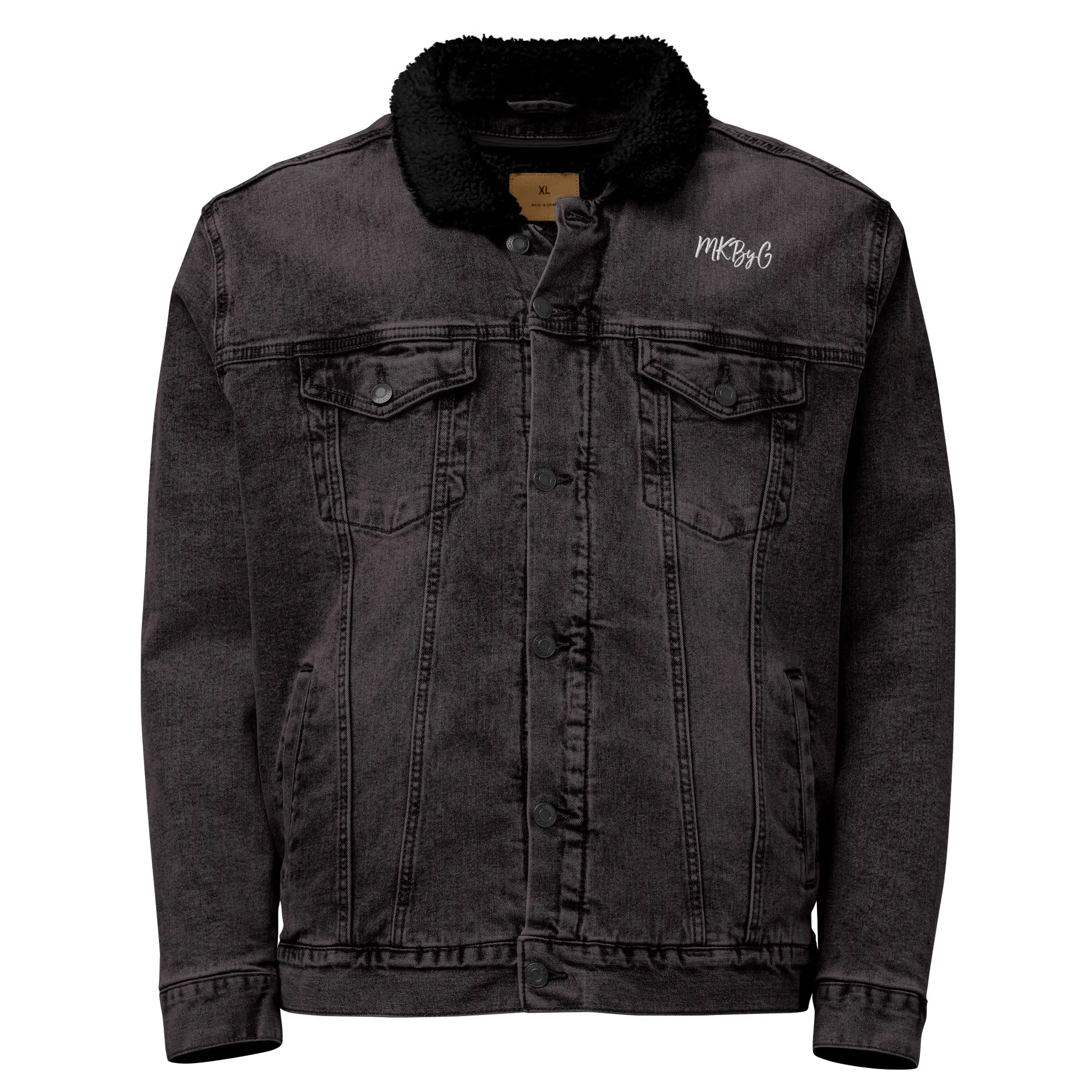 Men's Denim sherpa jacket