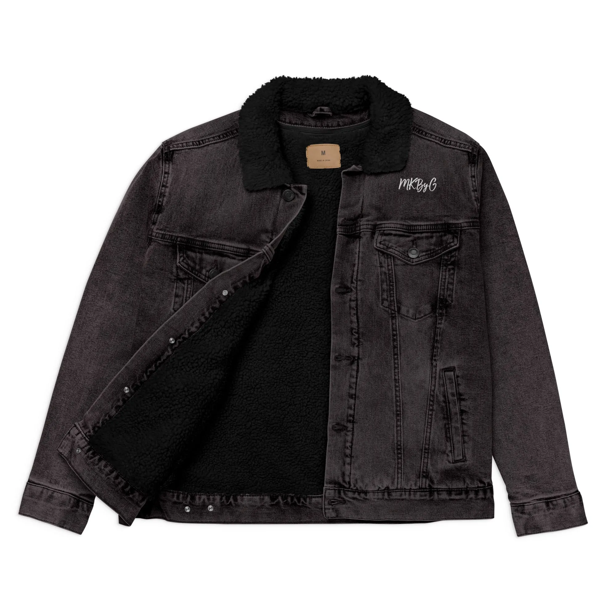 Men's Denim sherpa jacket