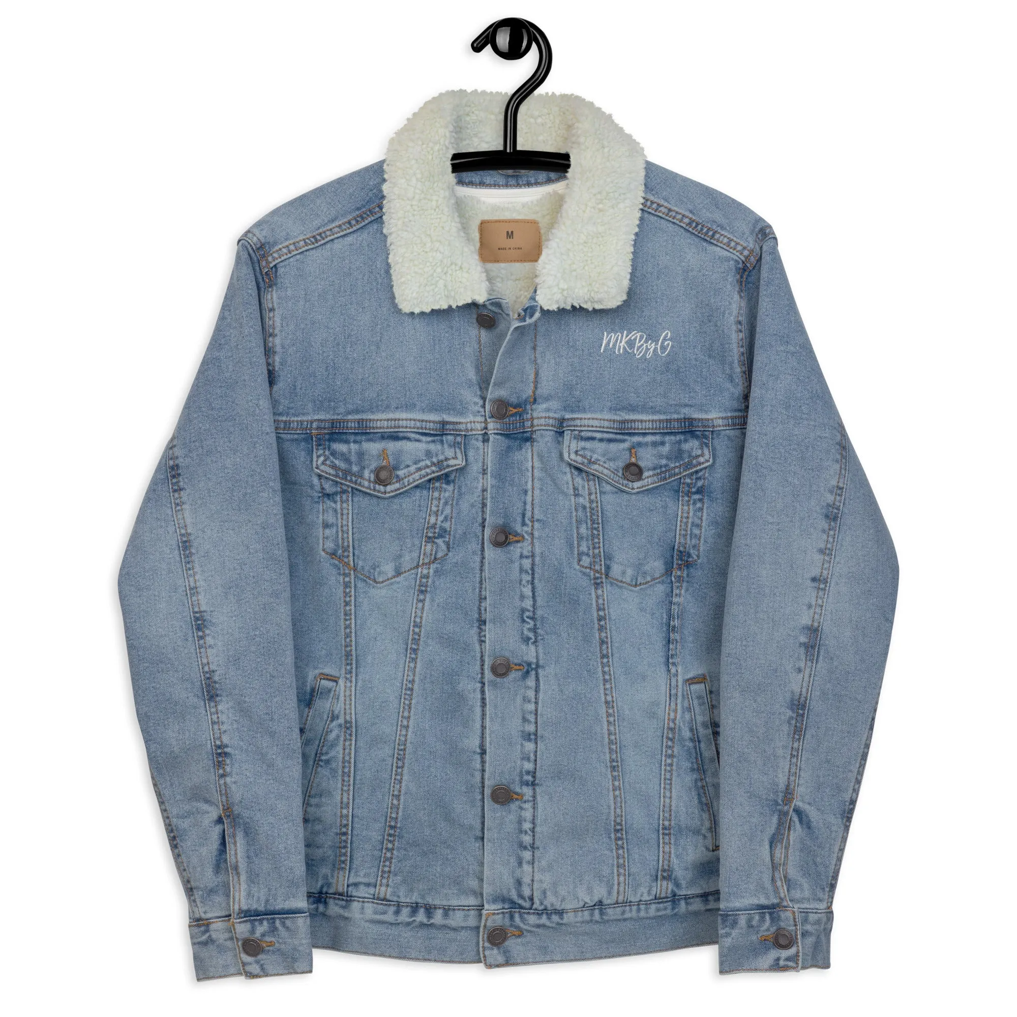 Men's Denim sherpa jacket