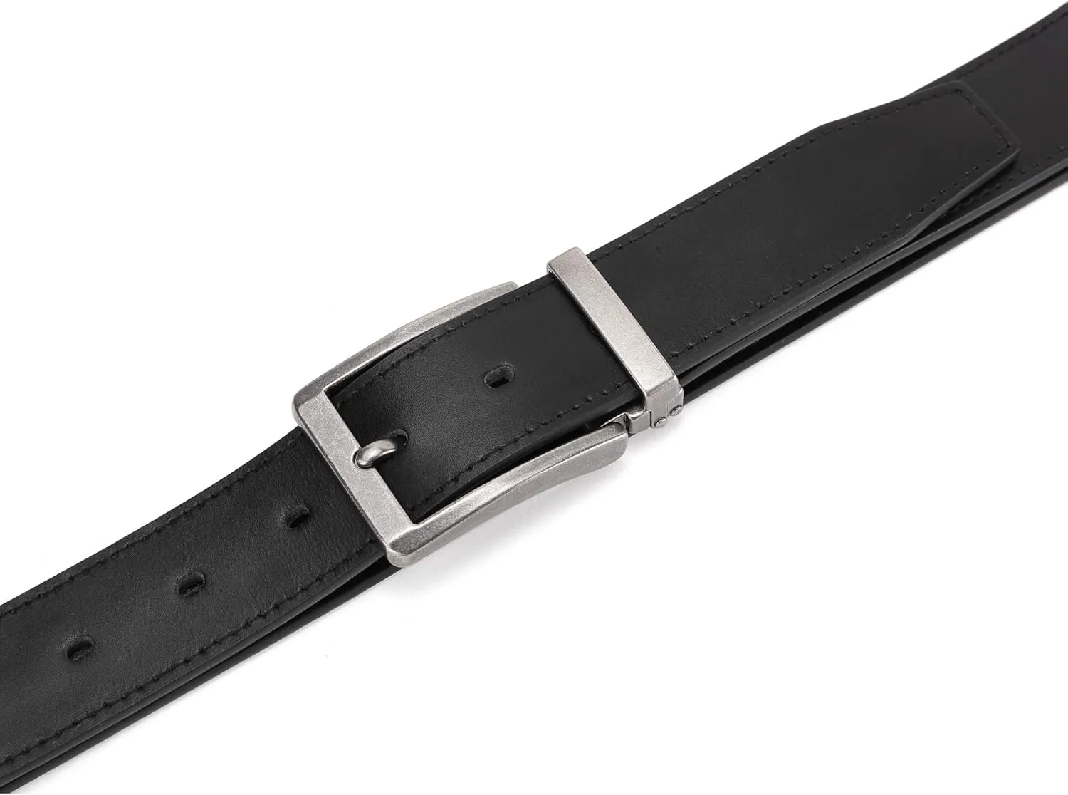Men's Dress Belt Black Leather Belts for Jeans