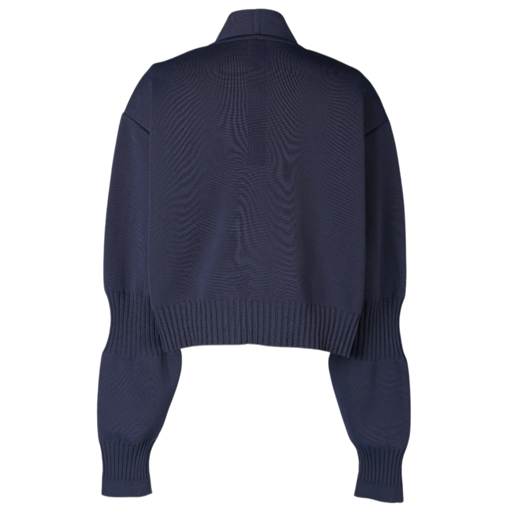 MILAN CROPPED FLIGHT JACKET / NAVY