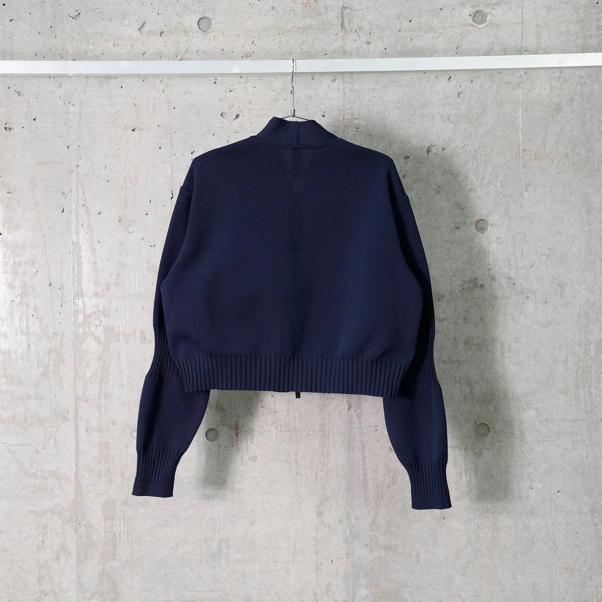 MILAN CROPPED FLIGHT JACKET / NAVY