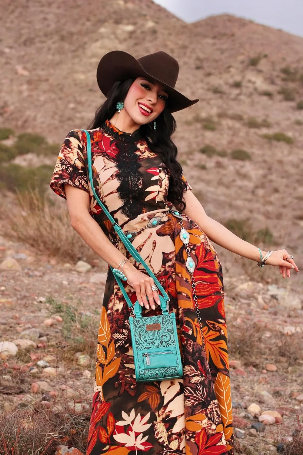 Montana West Rustic Couture's Large Western Concho Metal Belts for Women Cowgirl