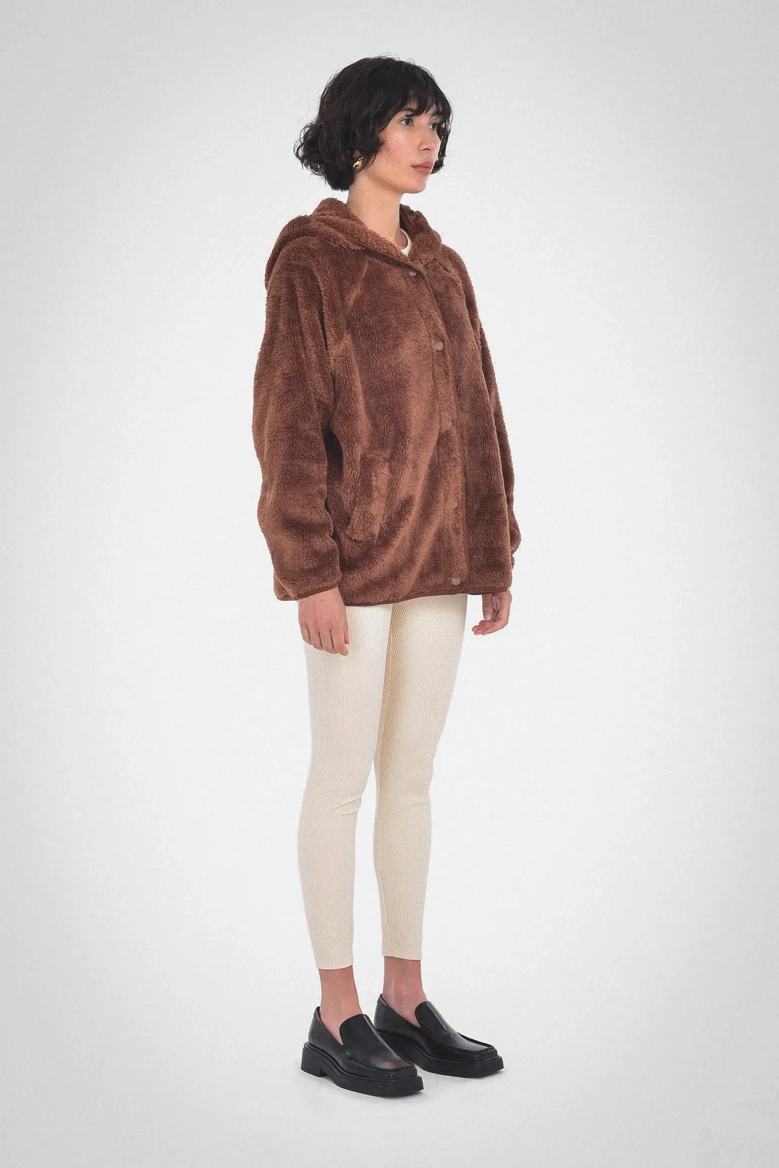 Myra Sherpa Cappuccino Jacket