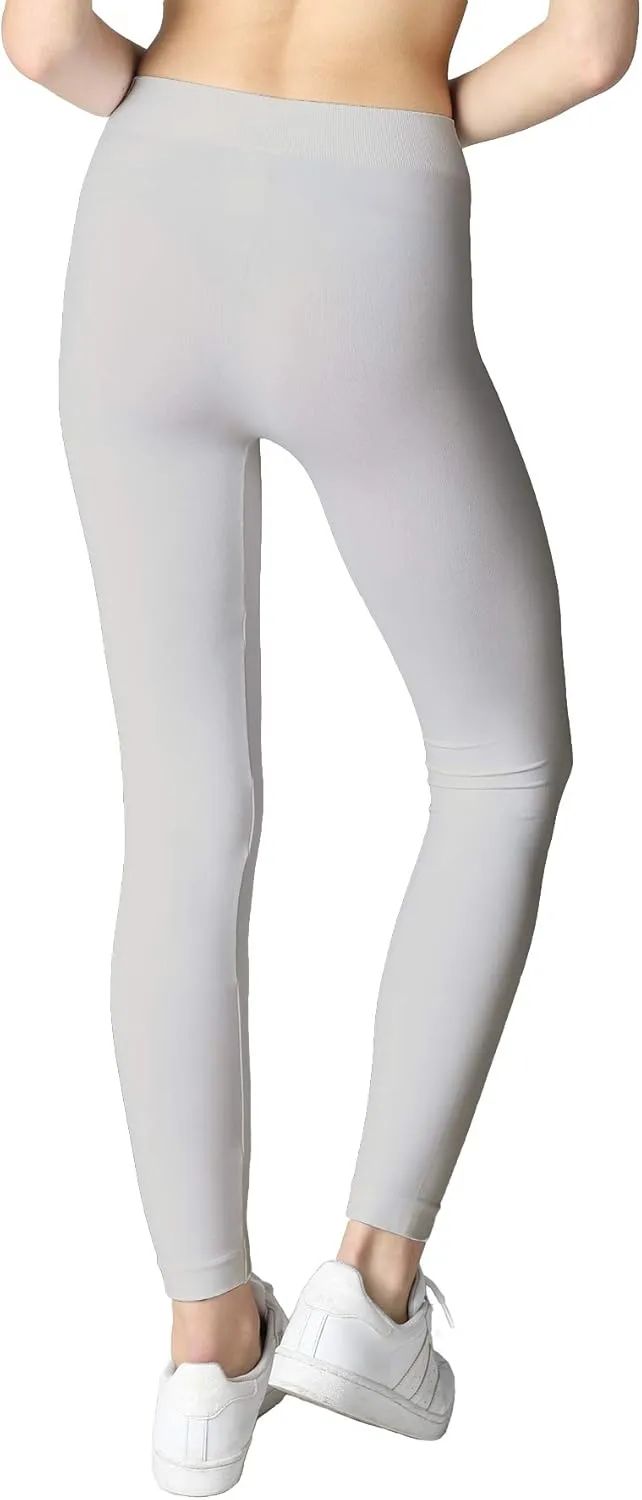 NIKIBIKI Women Seamless Base Layer Legging Tights, Made in U.S.A, One Size