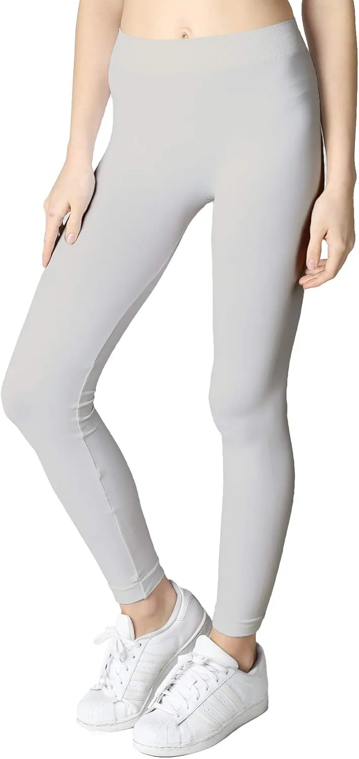 NIKIBIKI Women Seamless Base Layer Legging Tights, Made in U.S.A, One Size