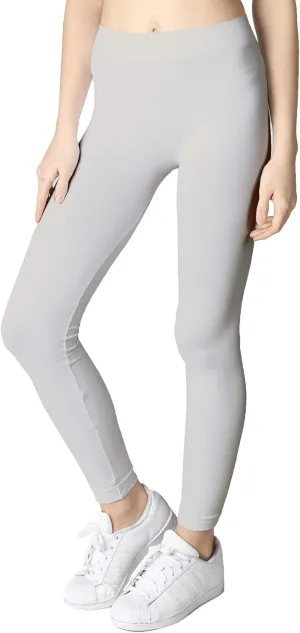 NIKIBIKI Women Seamless Base Layer Legging Tights, Made in U.S.A, One Size
