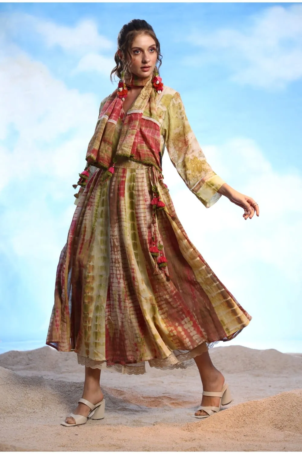 OVERLAP TUNIC   PANTS   STOLE