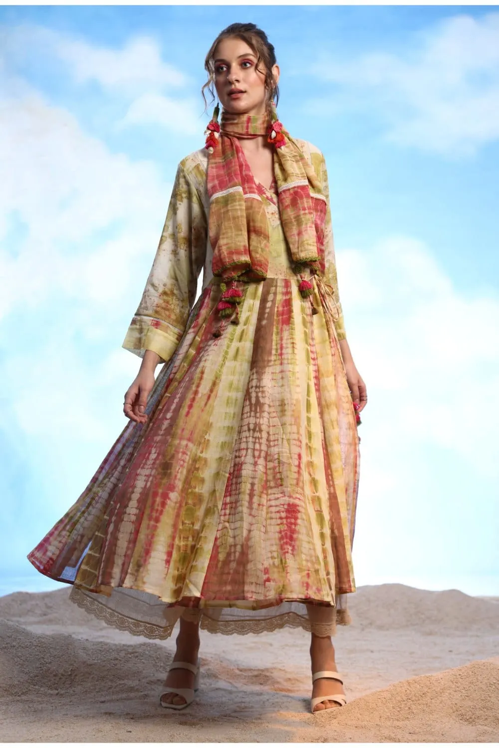 OVERLAP TUNIC   PANTS   STOLE