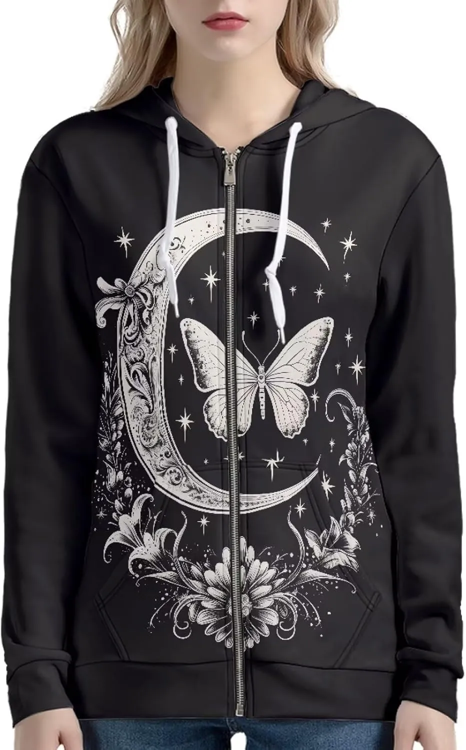 Plus Size Sweatshirts for Women XS-5XL Women's Athletic Jackets Hooded Sweatshirt Fall Outwear Coat